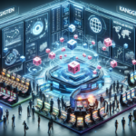 alt_text: Logo EMO78 dengan tema Evolusi Modular di industri iGaming, disertai elemen futuristik.