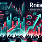 #alt_text Grafik saham dengan indikator RSI di persimpangan; panduan naik namun saham menunjukkan tren turun.